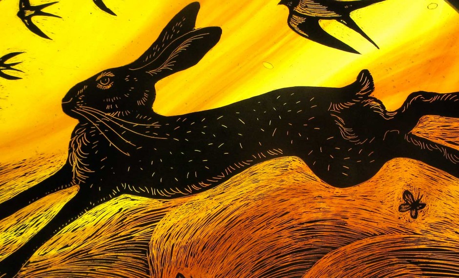 The Hare Stained Glass